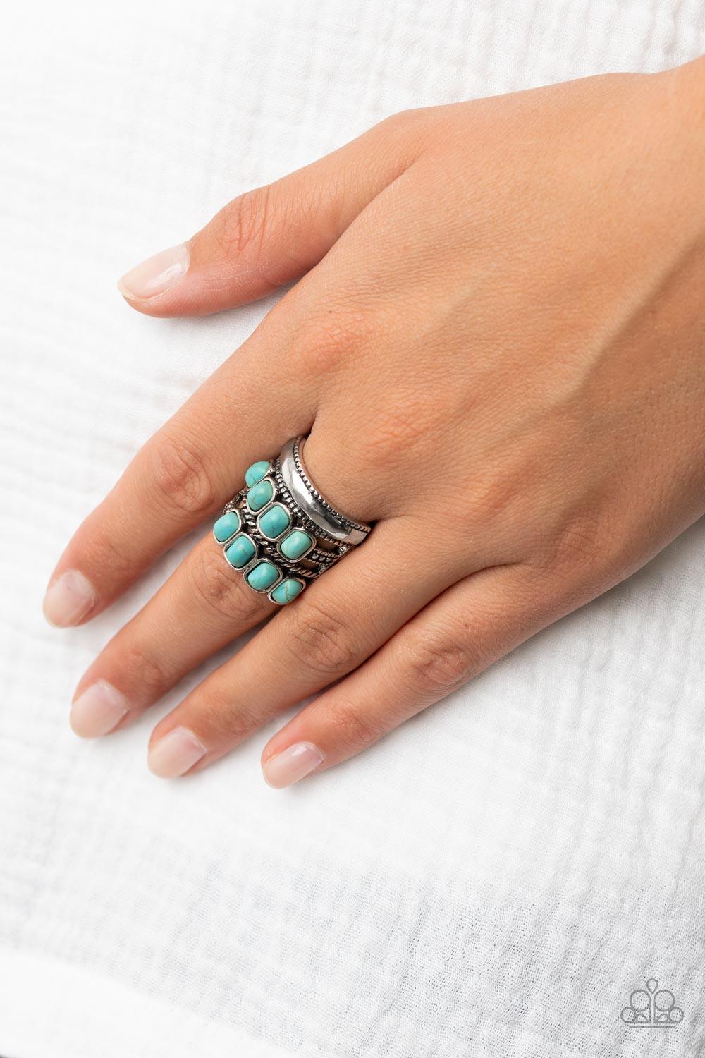 Mojave Monument Blue Ring - Jewelry by Bretta