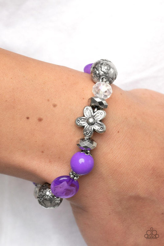 Pretty Persuasion Purple Bracelet - Jewelry by Bretta