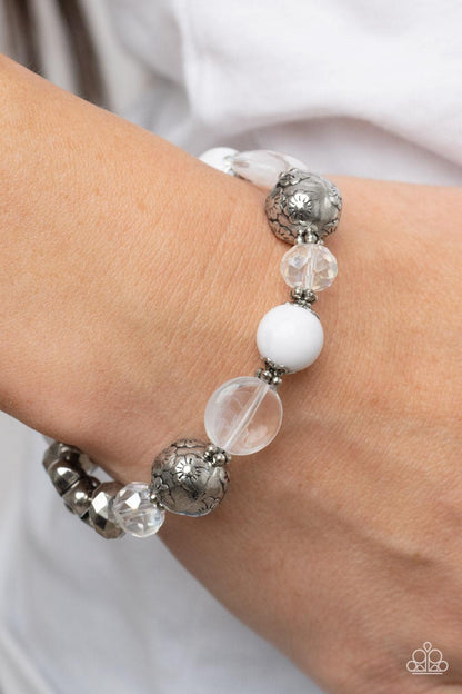Pretty Persuasion White Bracelet - Jewelry by Bretta