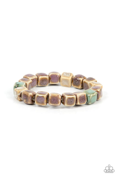 Glaze Craze Purple Bracelet - Jewelry by Bretta