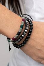 Loom Zoom Black Urban Bracelet - Jewelry by Bretta