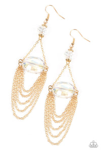 Ethereally Extravagant Gold Earrings - Jewelry by Bretta
