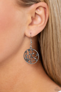 Bedazzlingly Branching Silver Earrings - Jewelry by Bretta