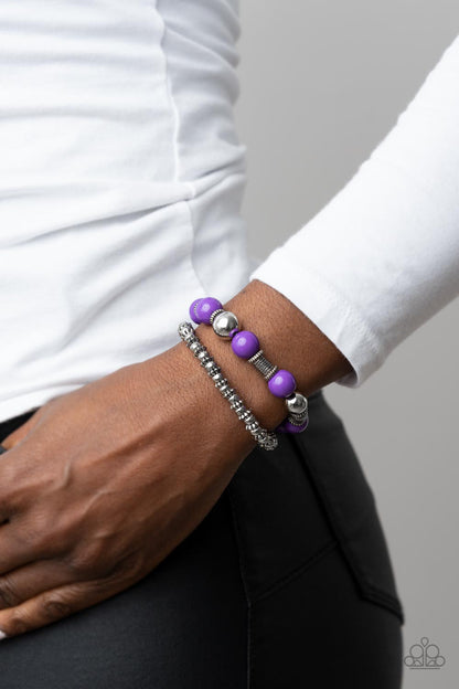 Walk This SWAY Purple Bracelet - Jewelry by Bretta