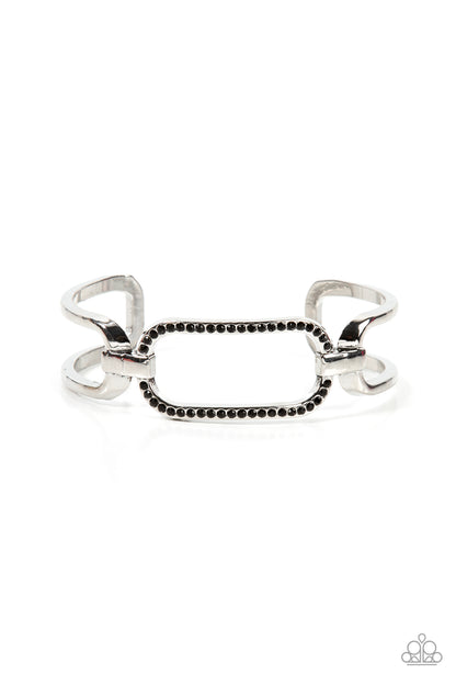 Civic Chic Black Bracelet - Jewelry by Bretta