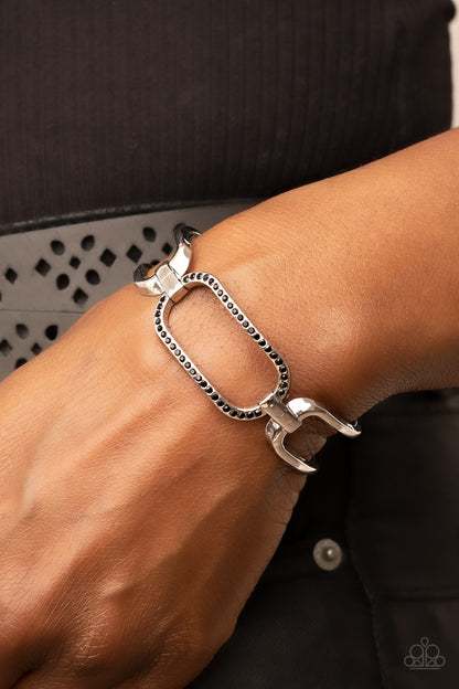Civic Chic Black Bracelet - Jewelry by Bretta