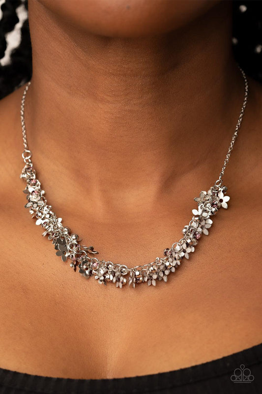 Fearlessly Floral Purple Necklace - Jewelry by Bretta