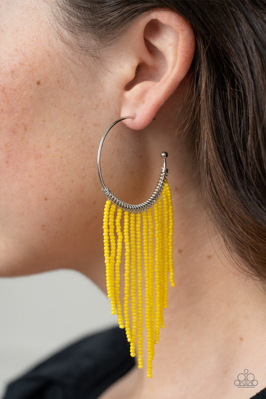 Saguaro Breeze Yellow Earrings - Jewelry by Bretta
