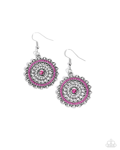 Twinkly Translation Pink Earrings - Jewelry by Bretta
