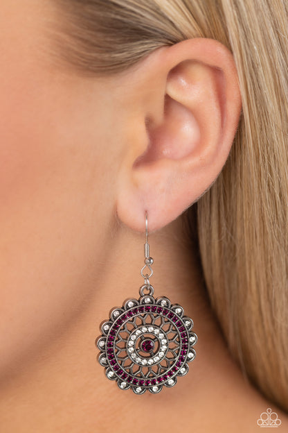 Twinkly Translation Purple Earrings - Jewelry by Bretta