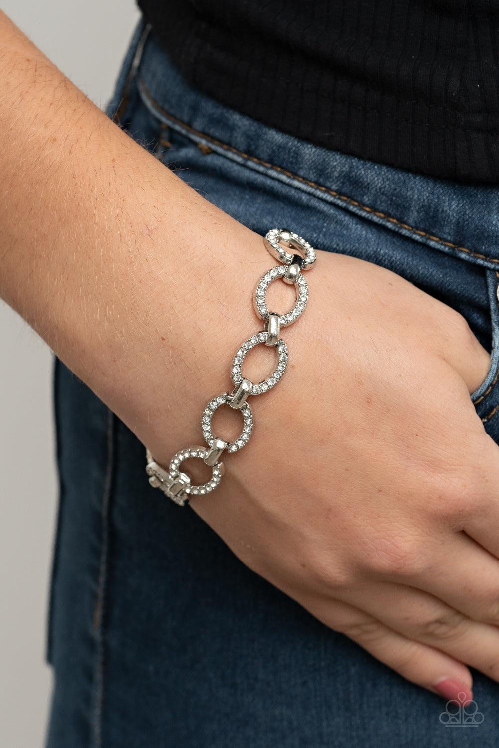 Date Night Debonair White Bracelet - Jewelry by Bretta
