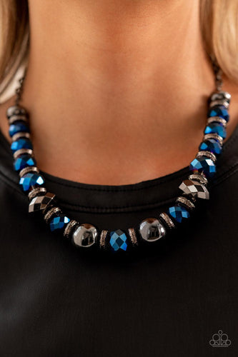 Interstellar Influencer​ Blue Necklace - May Life of the Party - Jewelry by Bretta