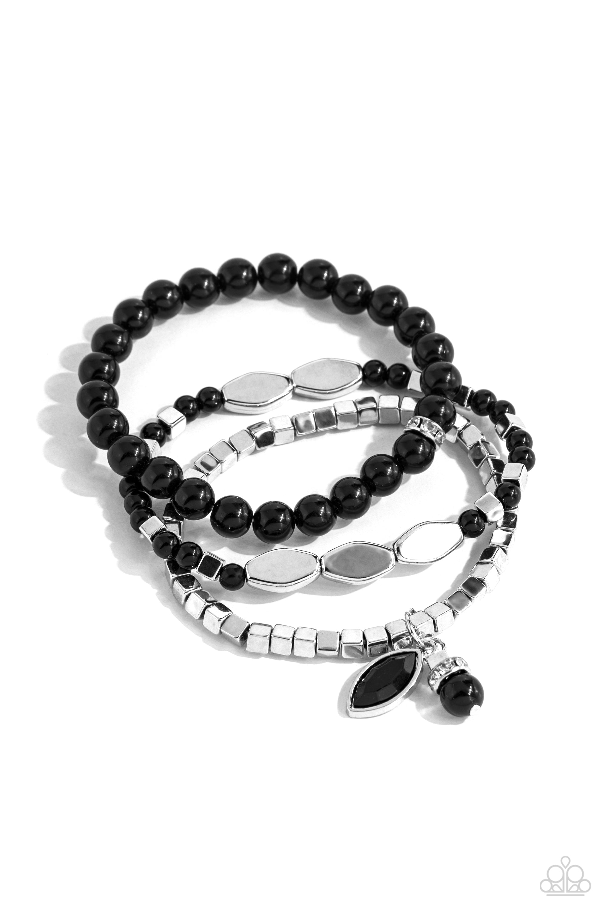 99 Black bead bracelet ideas