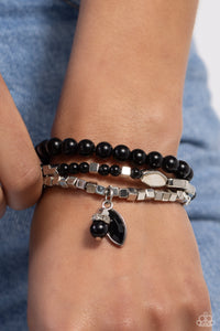 Redefined Romance Black Bracelet - Jewelry by Bretta