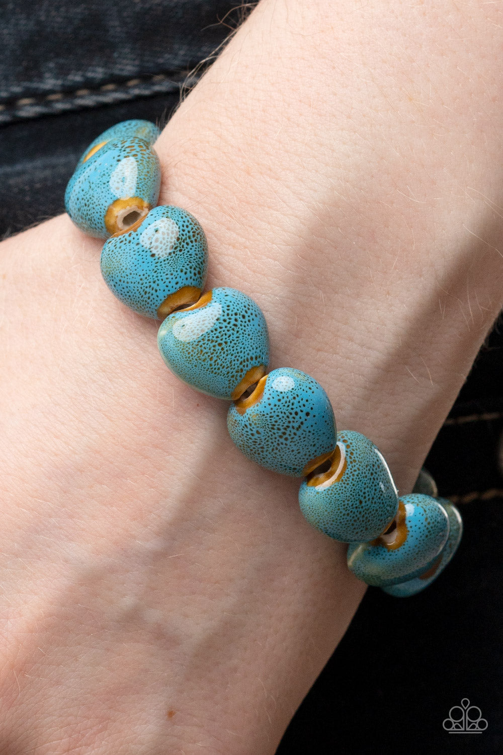 GLAZE a Trail Blue Bracelet - Jewelry by Bretta