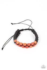 Just Play Cool Orange Bracelet - Jewelry by Bretta