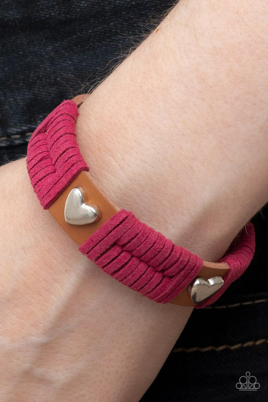 Lusting for Wanderlust Pink Bracelet - Jewelry by Bretta