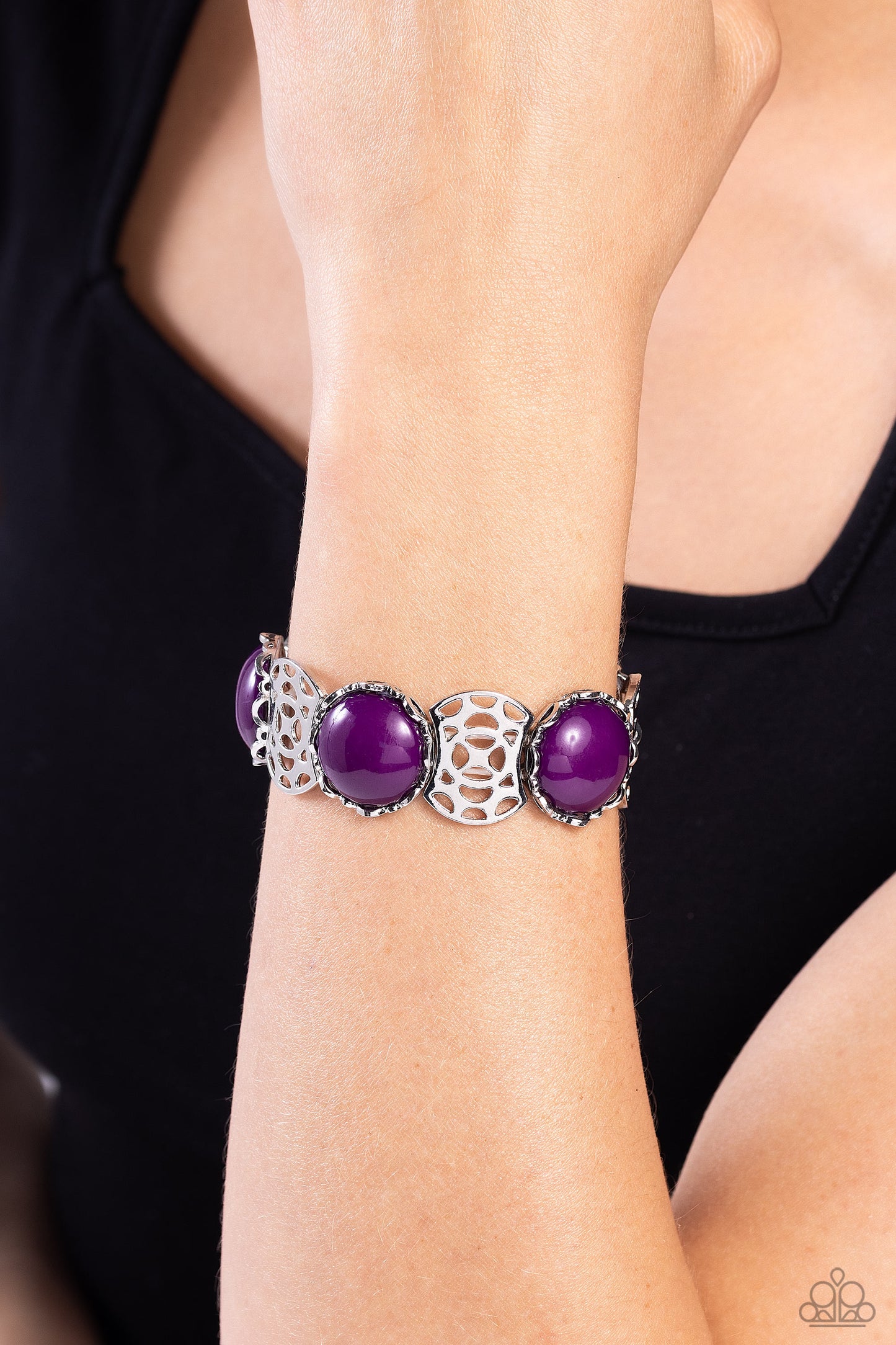 Ethereal Excursion Purple Bracelet - Jewelry by Bretta