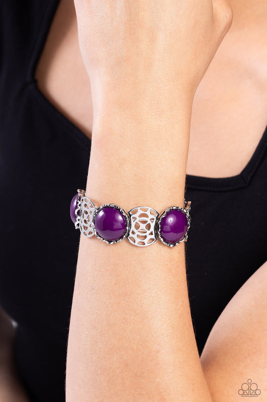 Ethereal Excursion Purple Bracelet - Jewelry by Bretta