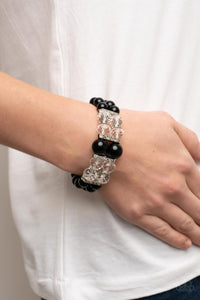 Timelessly Tea Party Black Bracelet - Jewelry by Bretta