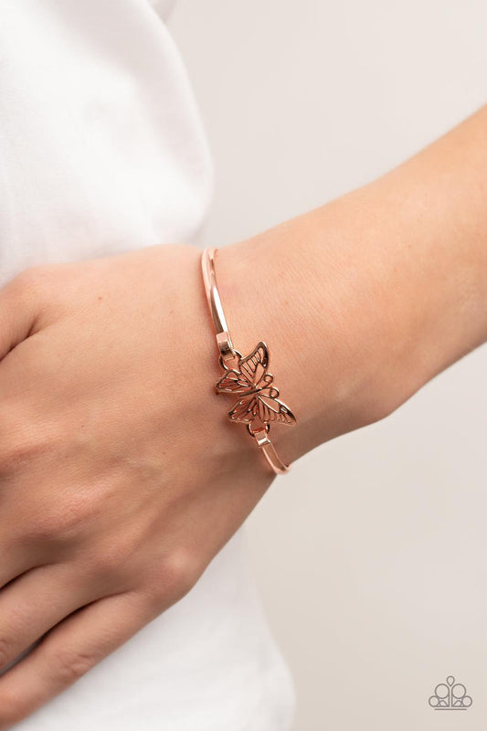 Did I FLUTTER? Copper Bracelet - Jewelry by Bretta