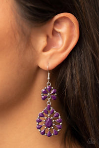 Posh Palooza Purple Earrings - Jewelry by Bretta