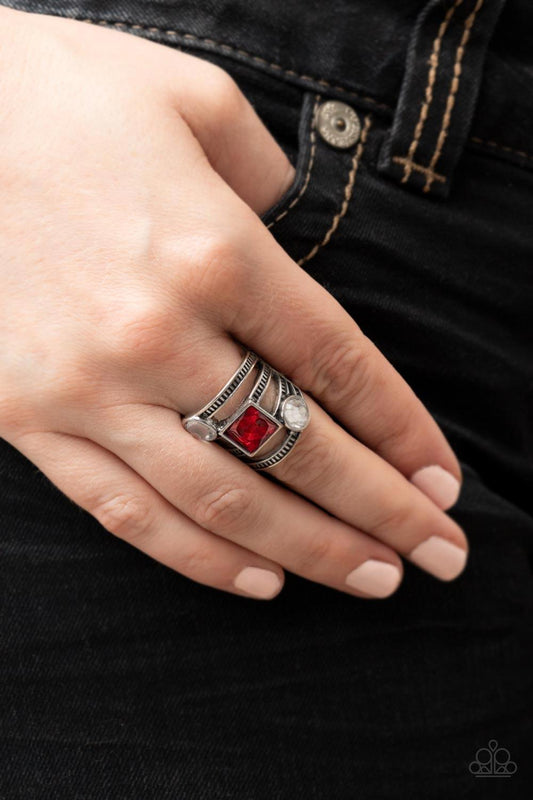 Galactic Governess Red Ring - Jewelry by Bretta