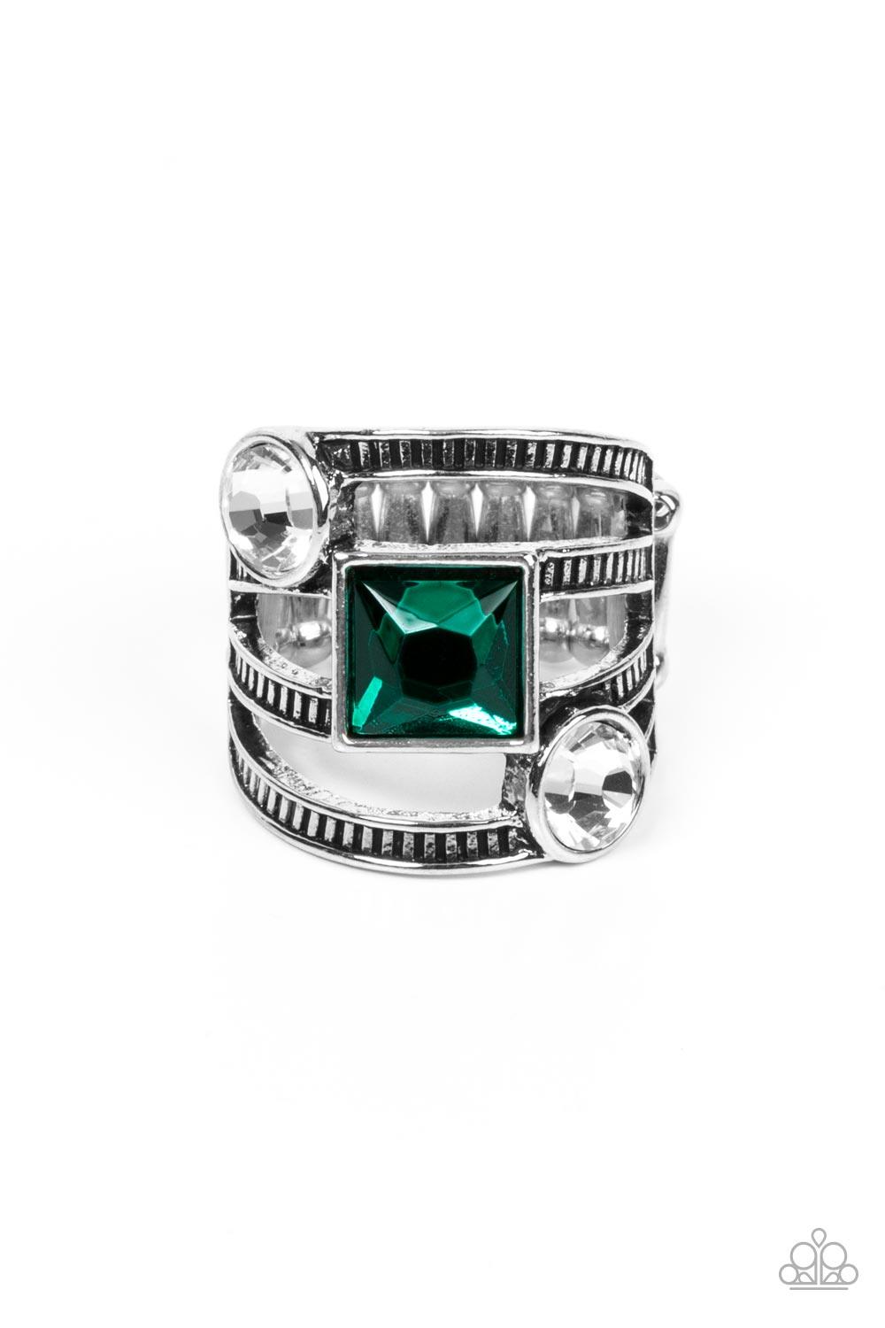 Molten Mogul Green Bracelet - Jewelry by Bretta