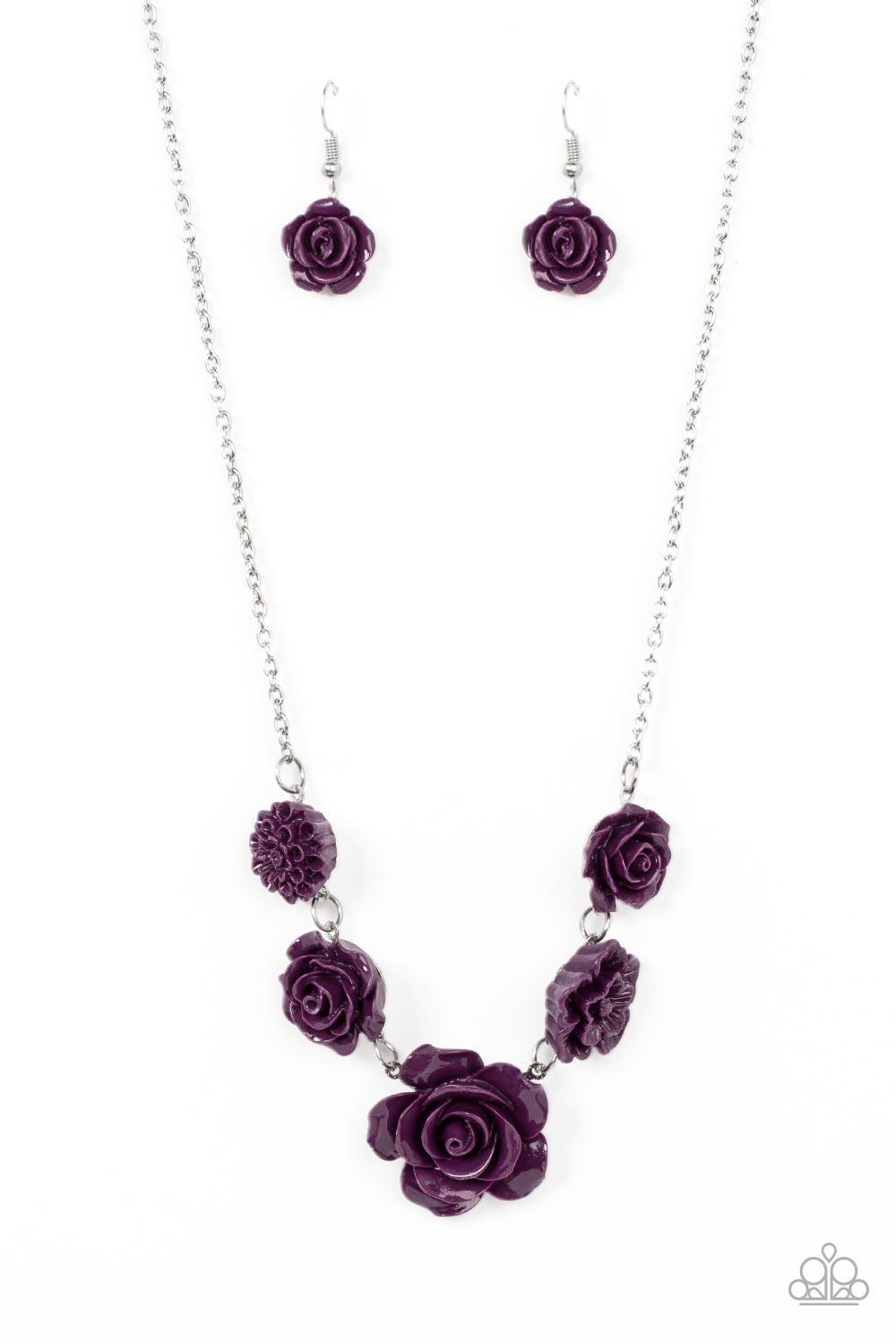 Swarovski Millenia Necklace, Octagon Cut, Purple, Rose Gold-Tone Plate –  Jones Bros Jewelers