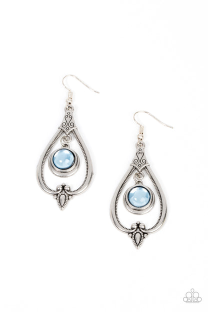 Ethereal Emblem Blue Earrings - Jewelry by Bretta
