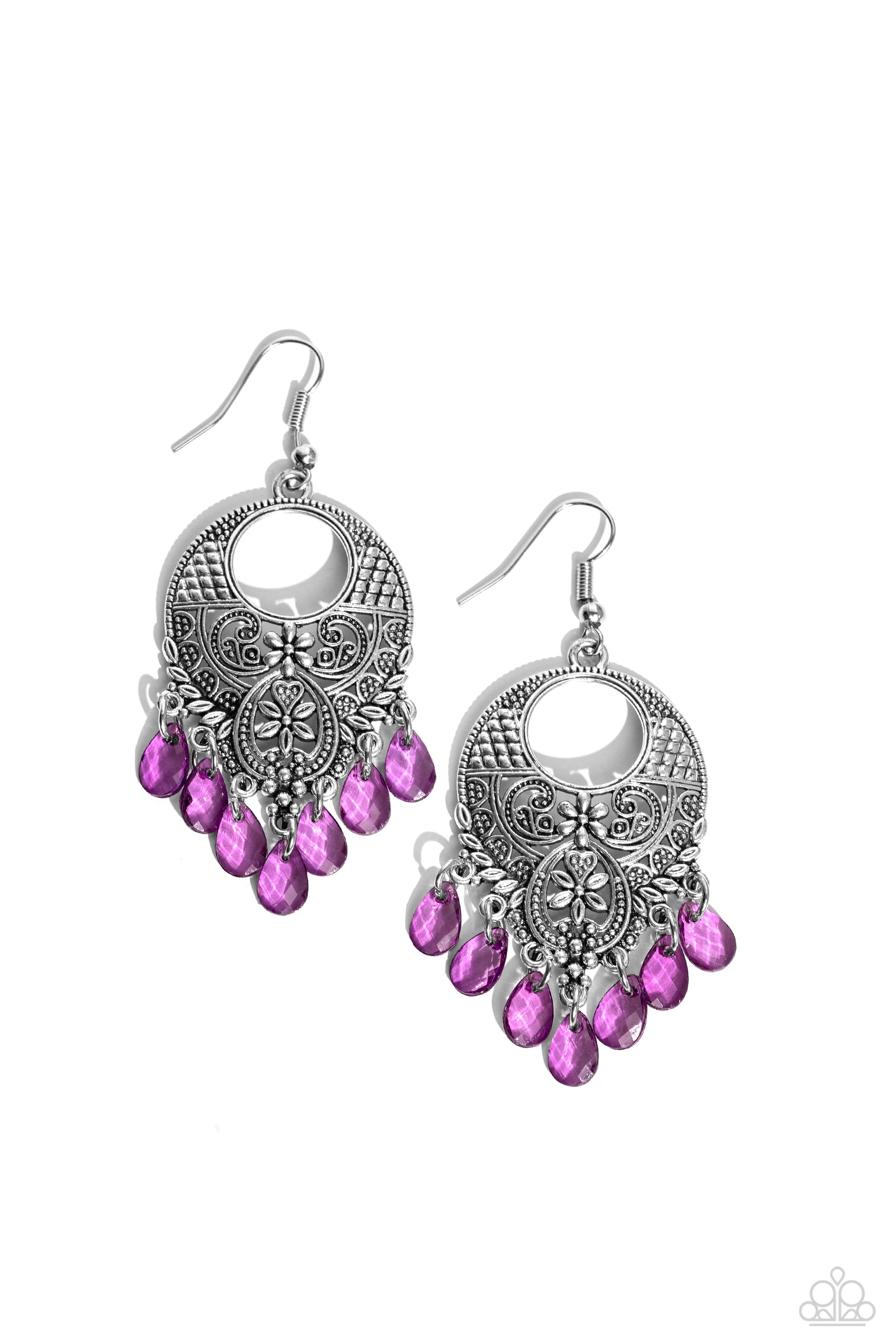 Prismatically Prairie Purple Earrings - Jewelry by Bretta