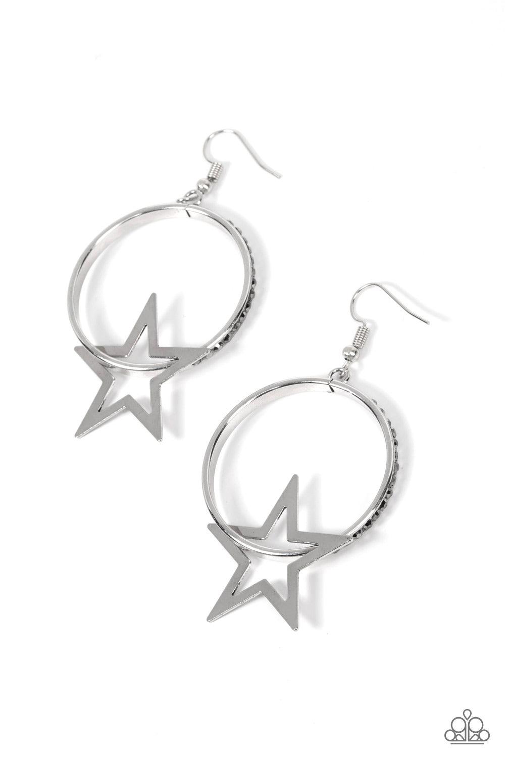 Superstar Showcase Silver Earrings - Jewelry by Bretta