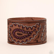 Paisley Pioneer Purple Wrap Bracelet - Jewelry by Bretta