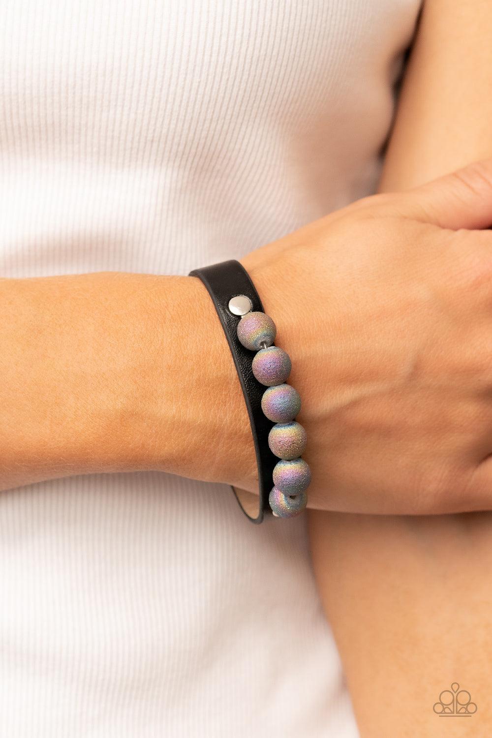 Saturn Safari Black Bracelet - Jewelry by Bretta