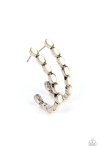 Kick Up a SANDSTORM White Earrings - Jewelry by Bretta