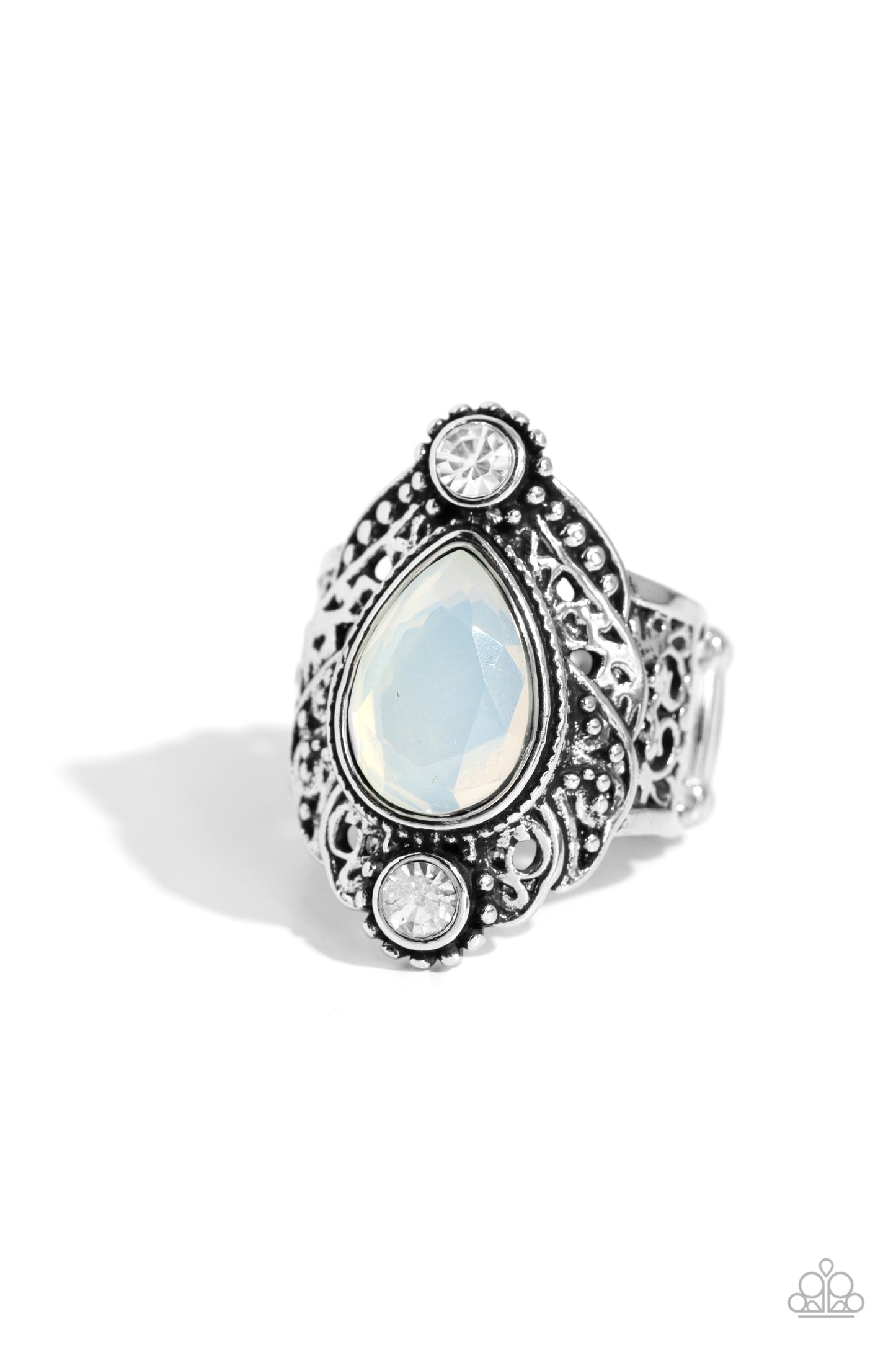 Mystical Mania White Ring - Jewelry by Bretta