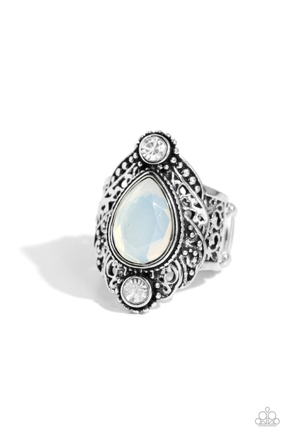 Mystical Mania White Ring - Jewelry by Bretta