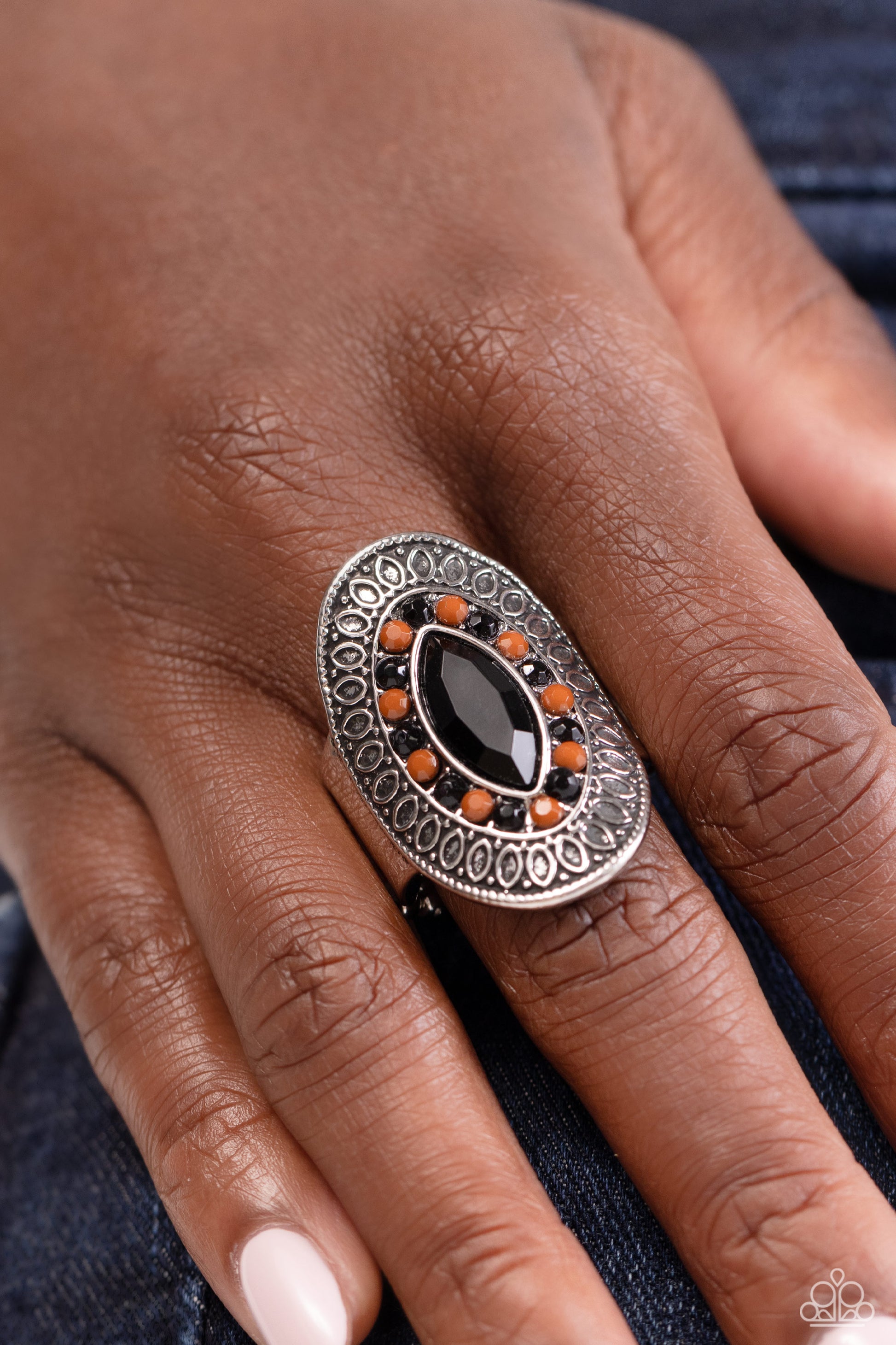 ARTISAN Expression Black Ring - Jewelry by Bretta
