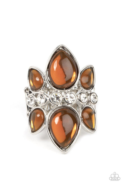 TRIO Tinto Brown Ring - Jewelry by Bretta