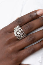 Gardenia Gazebo Silver Ring - Jewelry by Bretta