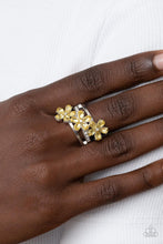 Posh Petals Yellow Ring - Jewelry by Bretta