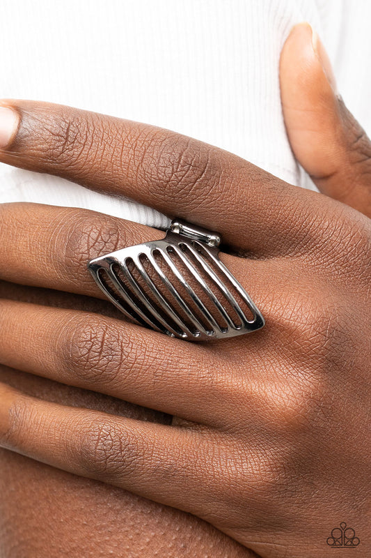 I Just Need to Vent Black Ring - Jewelry by Bretta