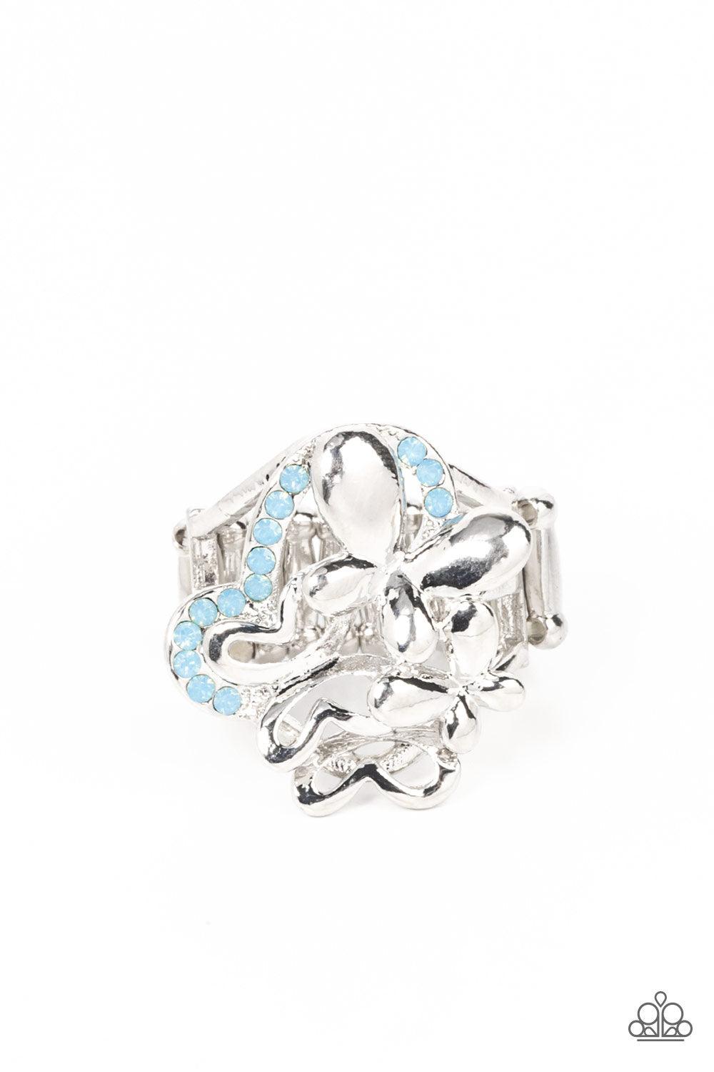 Fluttering Flashback Blue Ring - Jewelry by Bretta