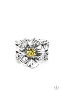 Prismatically Petunia Yellow Ring - Jewelry by Bretta