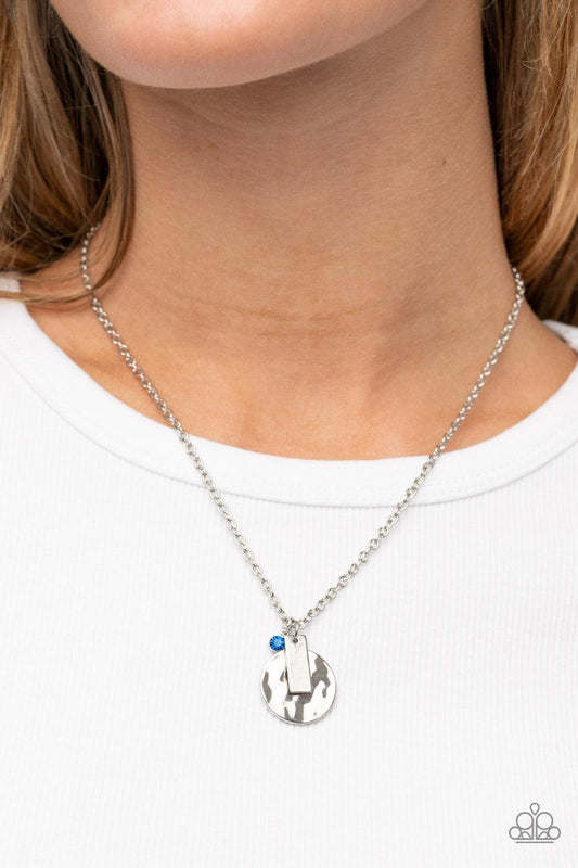 Minimal EFFORTLESS Blue Necklace - Jewelry by Bretta