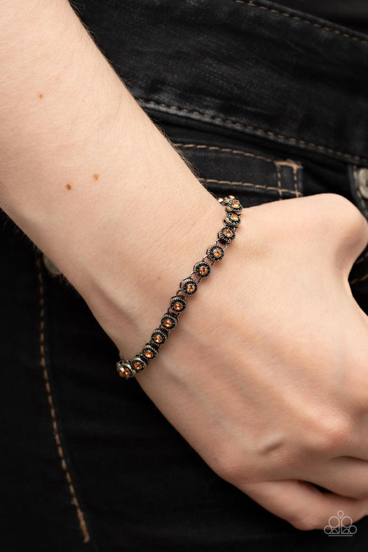 Charm School Shimmer Orange Bracelet - Jewelry by Bretta