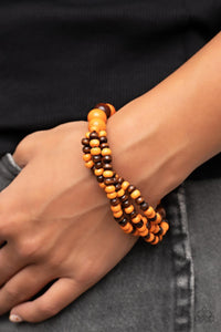 Oceania Oasis Orange Bracelet - Jewelry by Bretta