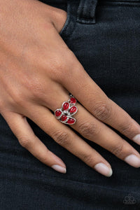Cats Eye Cadence Red Ring - Jewelry by Bretta