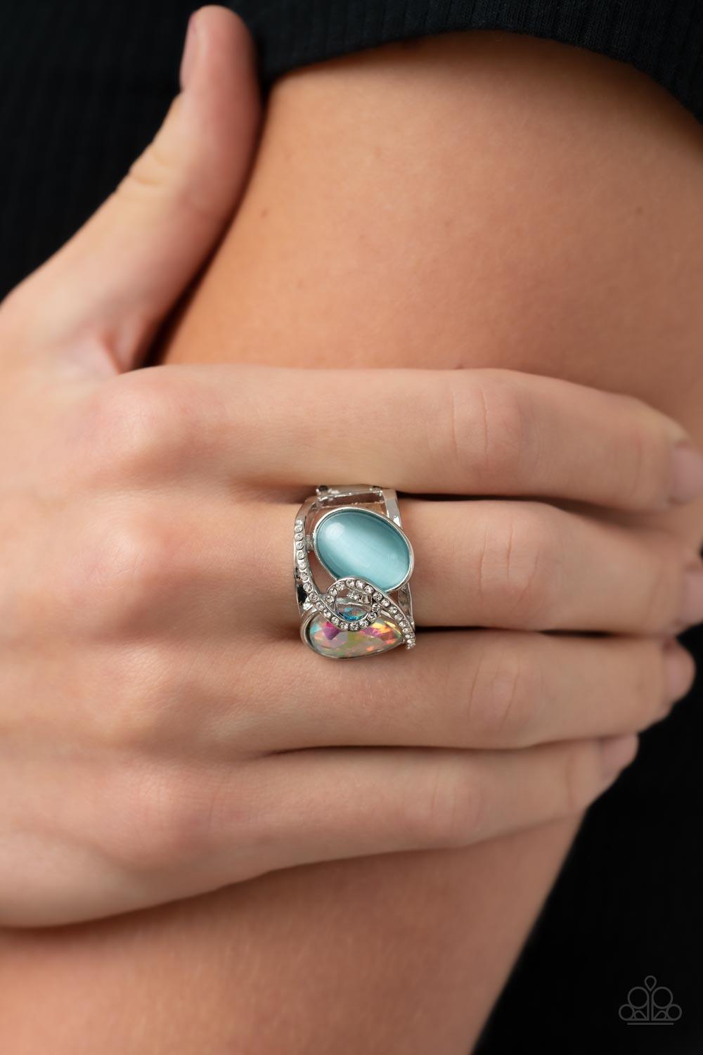 SELFIE-Indulgence Blue Ring - Jewelry by Bretta