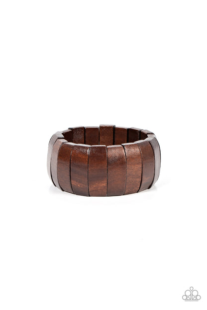 Island Grind Brown Bracelet  - Jewelry by Bretta